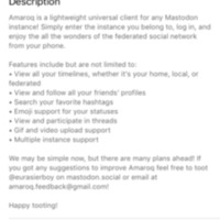 Amaroq for Mastodon_ App Description .png