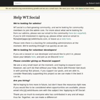 WT.social | Help